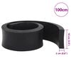 vidaXL Rubber Edge for Snow Plow Black 100x10x2 cm