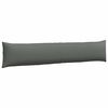 vidaXL Sofa Pillows 2 pcs Dark Grey 200 x 40 cm Fabric