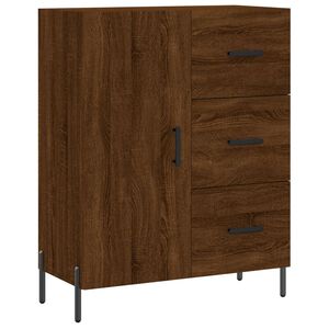 vidaXL Sideboard Brown Oak 69.5x34x90 cm Engineered Wood