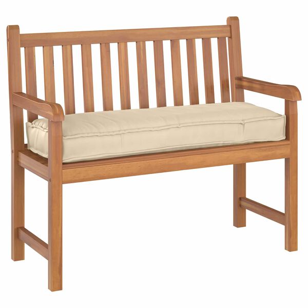 vidaXL Pallet Cushion for Bench Beige 120 x 40 x 8 cm Oxford fabric