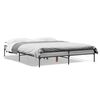 vidaXL Bed Frame without Mattress Grey Sonoma 150x200 cm King Size