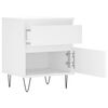 vidaXL Bedside Cabinets 2 pcs White 40x35x50 cm Engineered Wood