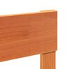 vidaXL Bed Frame without Mattress Wax Brown 150x200 cm King Size Solid Wood Pine
