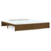 vidaXL Bed Frame without Mattress Honey Brown Solid Wood 200x200 cm