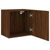 vidaXL TV Wall Cabinets 2 pcs Brown Oak 40.5x30x40 cm Engineered Wood