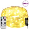 vidaXL Rope Light with 240 LEDs Warm White 10 m PVC