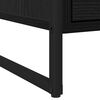 vidaXL Bedside Table 2 pcs Black Oak 50 x 39.5 x 50 cm Engineered Wood