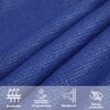 vidaXL Sunshade Sail 160 g/m&sup2; Rectangular Blue 6x8 m HDPE