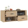 vidaXL TV Cabinet Sonoma Oak 100x35x40 cm Engineered Wood