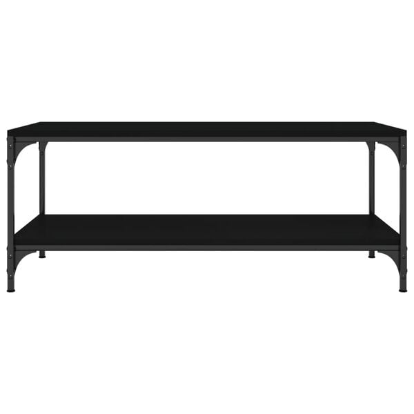 vidaXL Coffee Table Black 100x50x40 cm Engineered Wood