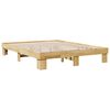 vidaXL Bed Frame without Mattress 140x200 cm Solid Wood Oak