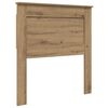 vidaXL Bed Frame Artisian Oak 100 x 200 cm Solid Pine Wood