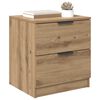 vidaXL Bedside Cabinet with Drawer 2 pcs Artisan Oak 45 x 39 x 50cm