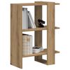vidaXL Bookshelf Artisan Oak 52 x 25 x 71.5 cm Engineered Wood