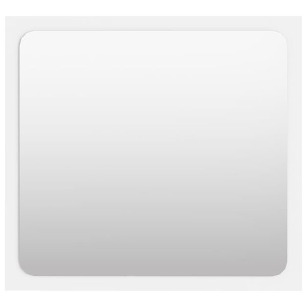 vidaXL Bathroom Mirror White 40x1.5x37 cm Engineered Wood