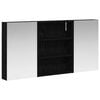 vidaXL Bathroom Cabinet Set 3 pcs 100 x 10.5 x 50 cm Engineered wood