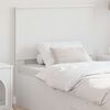 vidaXL Headboard with Headboard White 75 cm Engineered Wood