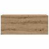 vidaXL Bathroom Wall Cabinet Artisan Oak 100x25x40 cm Engineered Wood