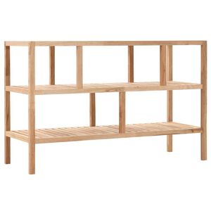 vidaXL Bathroom Shelf Solid Walnut Wood 100x40x65 cm