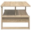 vidaXL Coffee Table Sonoma Oak 90 x 50 x 40 cm Engineered Wood