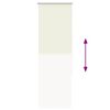 vidaXL Roller Blind Blackout Off White 55x130 cm Fabric Width 50.7 cm Polyester