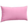 vidaXL Sofa Pillows 2 pcs Pink 80 x 40 cm Fabric