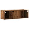 vidaXL Wall Mounted TV Cabinet Old Wood 100x30x30 cm Engineered Wood