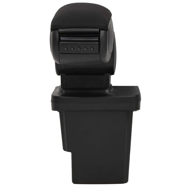 vidaXL Car Armrest Black 17x32x(37-53) cm ABS