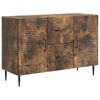 vidaXL Sideboard Smoked Oak 89 x 34.5 x 60 cm Engineered Wood