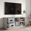vidaXL TV Cabinet Concrete Grey 102x35.5x47.5 cm Engineered Wood