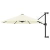 vidaXL Wall-Mounted Garden Parasol with Metal Pole 300 cm Sand