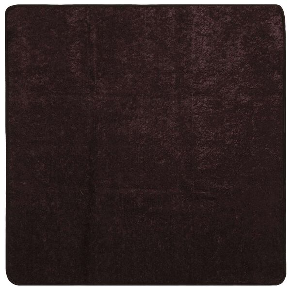 vidaXL Rug Runner MARSA Anthracite 100 x 100 cm Polyester and PVC