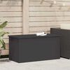 vidaXL Outdoor Storage Box Black 100 x 50.5 x 50 cm Steel