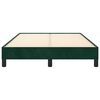 vidaXL Bed Frame without Mattress Dark Green 120x190 cm Small Double Velvet