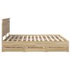 vidaXL Bed Frame with Drawer Sonoma Oak 180 x 200 cm Engineer Wood