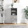 vidaXL Sideboard Concrete Grey 34.5x34x90 cm Engineered Wood