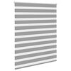 vidaXL Zebra blind 140.9x175 cm Fabric Width 136.7 cm grey