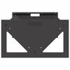 vidaXL Livestock Feeding Trough Black 108 x 50 x 28 cm