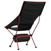 vidaXL Foldable Camping Chairs 2 pcs Black Oxford Fabric and Aluminium