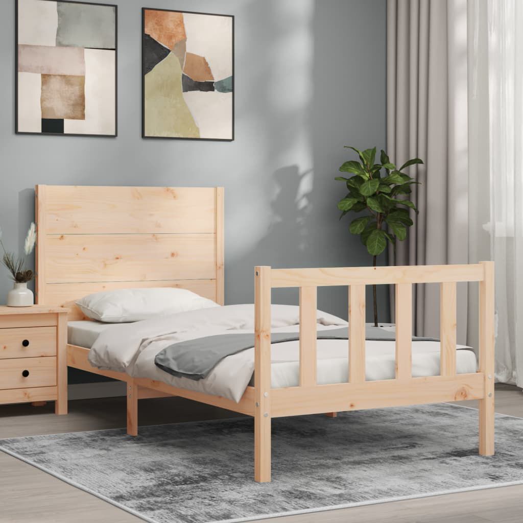 Unfinished wood sales twin headboard
