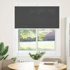 vidaXL Pleated Blind Black 115x150 cm Fabric Width 114.4 cm Polyester