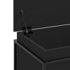 vidaXL Storage Box with Lid Black 100x40x51.5 cm Engineered Wood