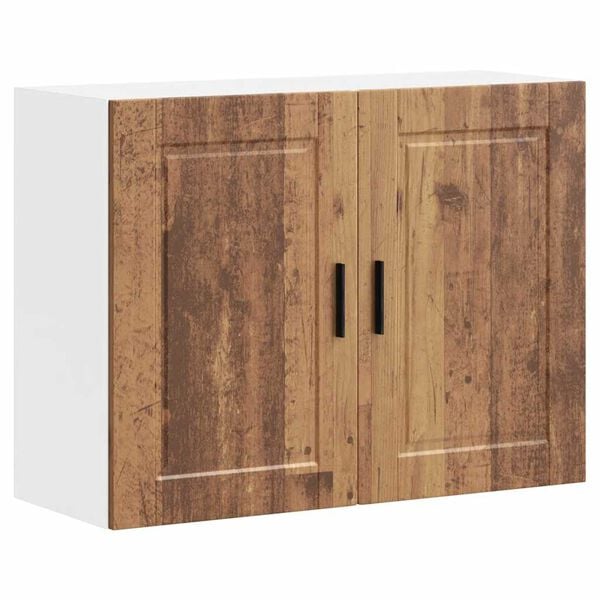 vidaXL Kitchen Wall Cabinet Porto Old Wood Engineered Wood