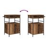 vidaXL Kitchen Trolley Old Wood 56 x 43 x 89.5 cm Engineered Wood