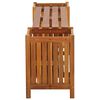 vidaXL Garden Bench with 2 Planters 150x30x40 cm Solid Acacia Wood