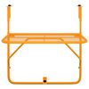 vidaXL Balcony Table Yellow 60x40 cm Steel