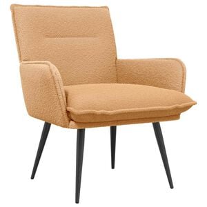 vidaXL Armchair Beige Boucl&eacute;