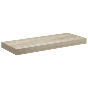 vidaXL Floating Wall Shelf Oak 60x23,5x3,8 cm MDF