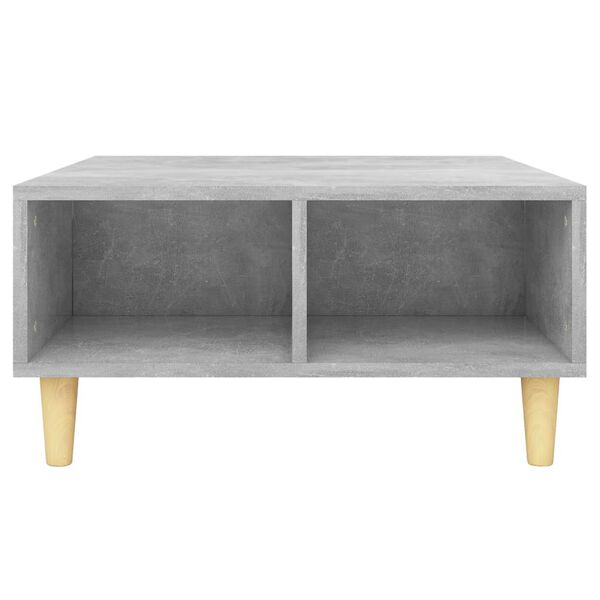 vidaXL Coffee Table Concrete Grey 60x60x30 cm Engineered Wood