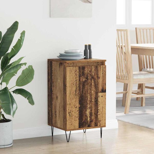 vidaXL Sideboard Wall-mounted Old Wood 40 x 35 x 70 cm Engineered Wood